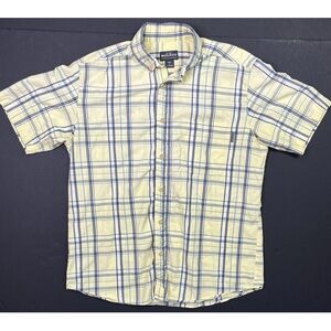 Woolrich Men's Plaid Shirt Yellow